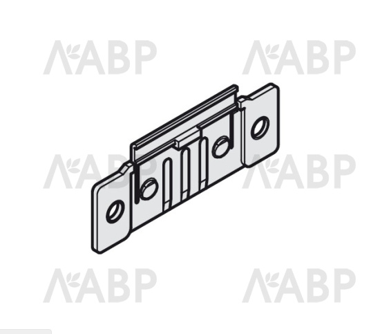 Hangroller 50 крепежный зажим для направляющих элементов/400.58.060 / 49151 / оптом и в розницу / мебельная фурнитура "ЛАВР"