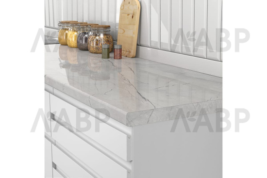 столешница СОЮЗ 600*3050*38*1U*735Г каспий серый / 89853 / оптом и в розницу / мебельная фурнитура "ЛАВР"