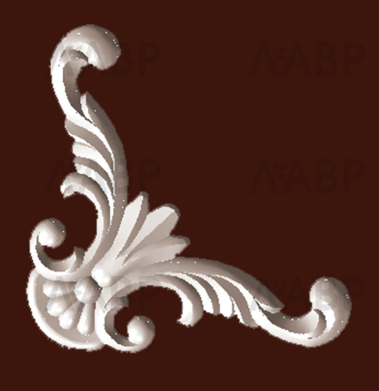 Декор для мебели угловой SY1210-1 / 17056 / оптом и в розницу / мебельная фурнитура "ЛАВР"