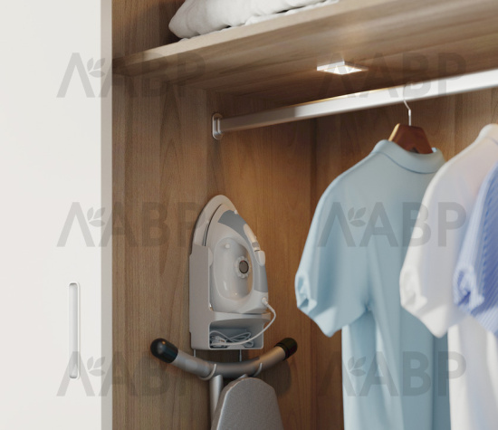 Гладильная доска с настенным держателем для утюга 983.25.089 Hafele / 49970 / оптом и в розницу / мебельная фурнитура "ЛАВР"