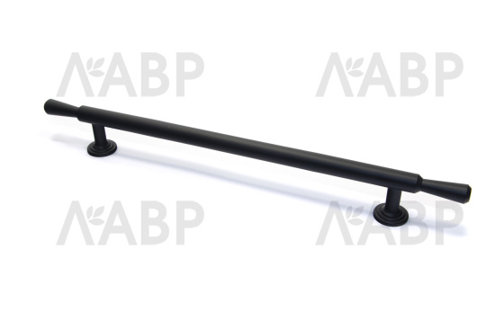 ручка скоба Laurus PRO ZA2391 192мм черный матовый MBK / 39512-3 / оптом и в розницу / мебельная фурнитура "ЛАВР"