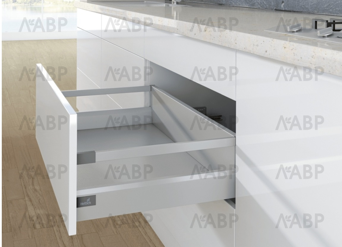 Купить Выдвижной ящик ArciTech с релингом 186/94*500мм,БЕЗ