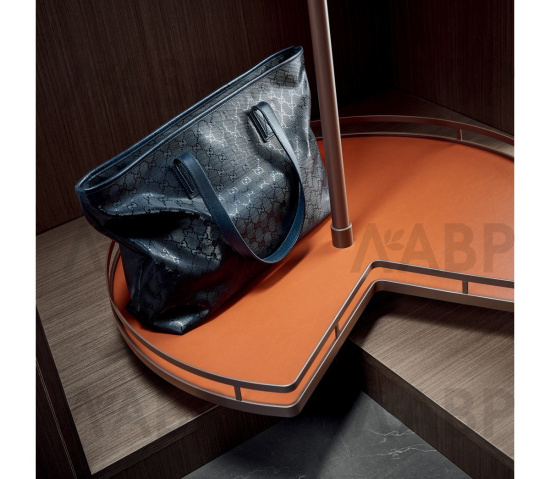 Nuomi/поворотная система хранения на 360 грудусов Ralphie Φ710*H(1910-2110)mm серый /6112100 / 86032 / оптом и в розницу / мебельная фурнитура "ЛАВР"