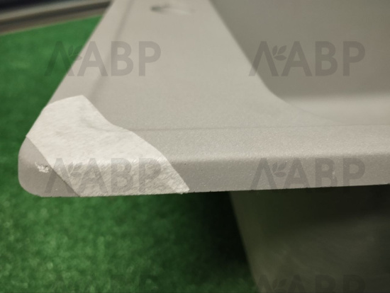 мойка кварцевая Tolero R-112 саванна 760*510*190мм (дефект) / 62783-1 / оптом и в розницу / мебельная фурнитура "ЛАВР"