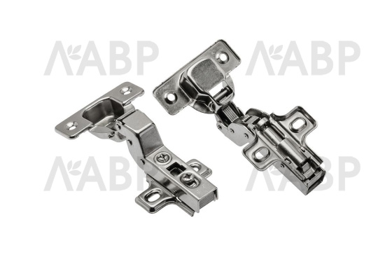 петля GTV вкладная с h=0мм, доводчик, clip-on, без еврош (100шт)/ZM-INHC070BEO / 11233 / оптом и в розницу / мебельная фурнитура "ЛАВР"