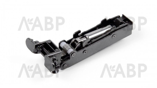 петля 4-х шарнирная Боярд H663A/BN NEO накладная для алюм. профиля, довод, черный никель (100) / 711220 / оптом и в розницу / мебельная фурнитура "ЛАВР"