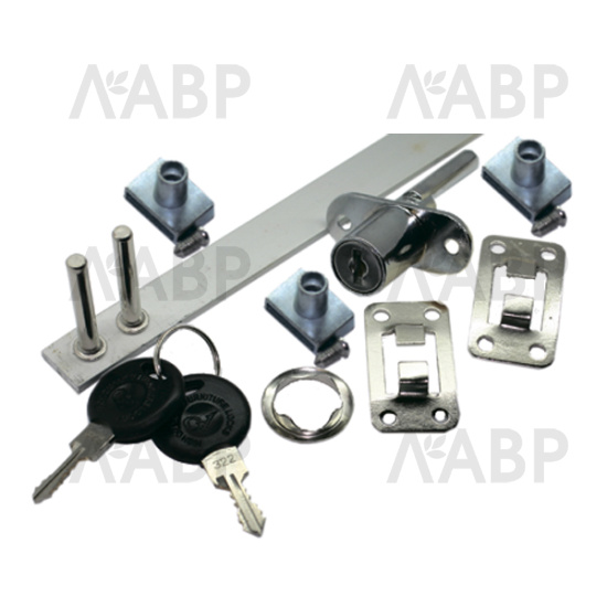 замок мебельный центральный, крепление на фасад 288.500 мм (3 ящика) / 01019-1 / оптом и в розницу / мебельная фурнитура "ЛАВР"