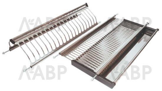 Посудосушитель 600мм нержавеющая сталь с поддоном SU02/600 Boyard / 714052 / оптом и в розницу / мебельная фурнитура "ЛАВР"