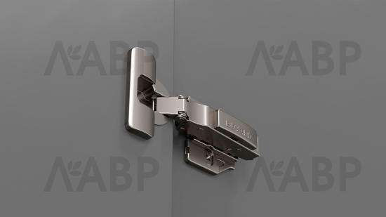 петля Боярд накладная EVO с пружиной, с 3D-регулировкой H802A02 (200) / 711267-1 / оптом и в розницу / мебельная фурнитура "ЛАВР"