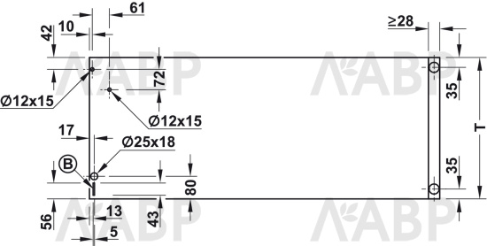 Комплект поворотного механизма для столешницы, сталь оцинкованная 646.31.004 Hafele / 49830 / оптом и в розницу / мебельная фурнитура "ЛАВР"