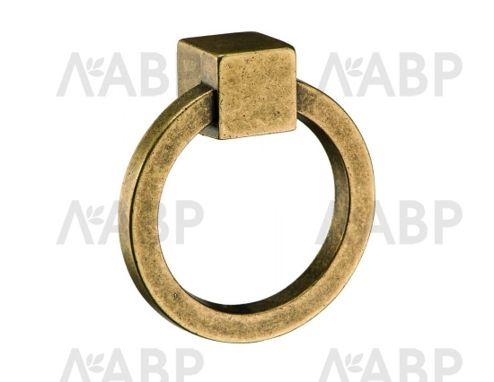 Ручка мебельная кнопка кольцо бронза 15.163.60.12 Brass / 69324 / оптом и в розницу / мебельная фурнитура "ЛАВР"