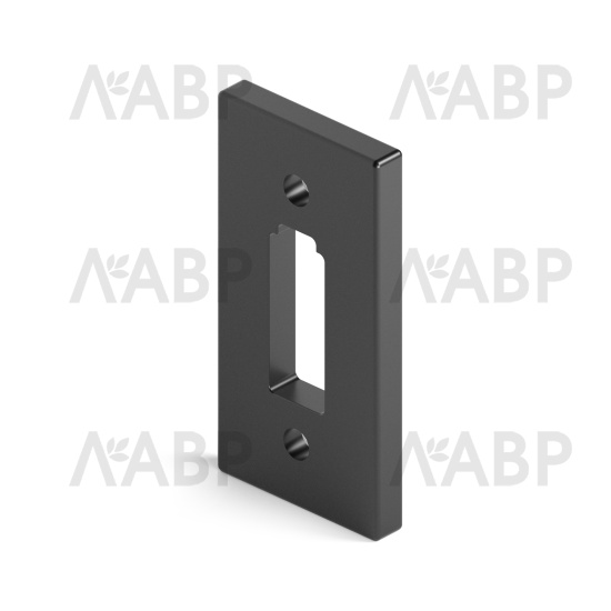 стеллаж/STELLA крепление вешала алюминиевого черный матовый / ST0014.VP000.BKSPC.QC / 41040 / оптом и в розницу / мебельная фурнитура "ЛАВР"