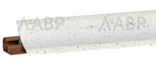 Плинтус для столешниц LB-23 андромеда белая 3,0м 231-6050 Korner / 53261 / оптом и в розницу / мебельная фурнитура "ЛАВР"