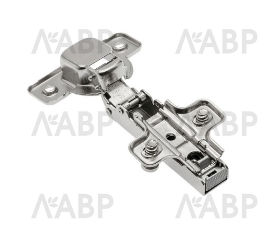 петля GTV накладная с h=0мм, без пруж, с еврош, clip-on(200шт)/ZP-COCA450-ZE / 11385 / оптом и в розницу / мебельная фурнитура "ЛАВР"