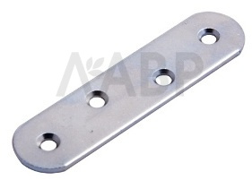 пластина соединительная 100мм, цинк/700 / 21067 / оптом и в розницу / мебельная фурнитура "ЛАВР"