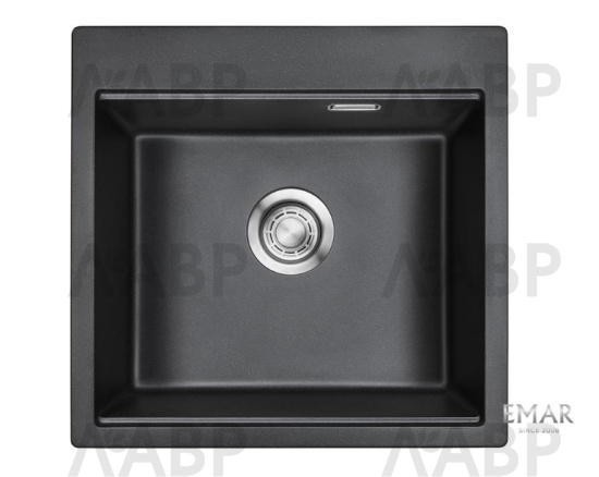 мойка кварцевая EMAR EMQ-1520.Q Оникс / 62959 / оптом и в розницу / мебельная фурнитура "ЛАВР"