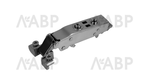 петля 4-х шарнирная Боярд H813A/BN EVO накладная для алюм. профиля, довод, черн никель  / 711254 / оптом и в розницу / мебельная фурнитура "ЛАВР"