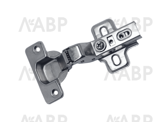 Петля вкладная с доводчиком Clip-on Laurus PRO (200) / 11416 / оптом и в розницу / мебельная фурнитура "ЛАВР"