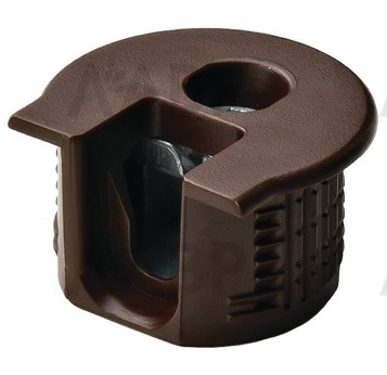 стяжка рафикс коричневая БЕЗ штока (500)  / 21590 / оптом и в розницу / мебельная фурнитура "ЛАВР"