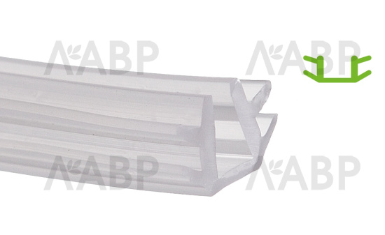 Уплотнитель низкий для средней рамы Slim Line прозрачный Aristo / 22583 / оптом и в розницу / мебельная фурнитура "ЛАВР"