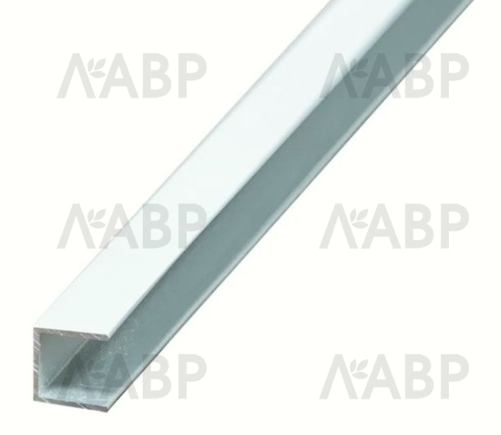 Планка для мебельного щита 4*600мм торцевая белая / 15110 / оптом и в розницу / мебельная фурнитура "ЛАВР"