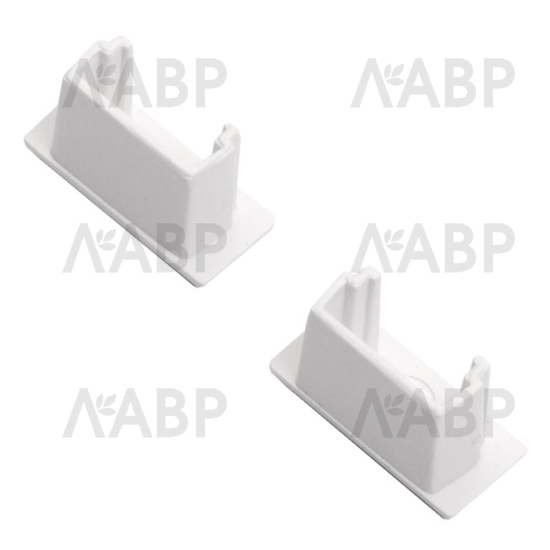 Заглушка профиля накладного 1506 для светодиодной ленты / 33254 / оптом и в розницу / мебельная фурнитура "ЛАВР"