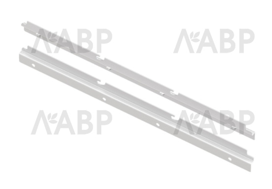 Крепление боковое серия 540 белый для гардеробной системы Aristo / 48060 / оптом и в розницу / мебельная фурнитура "ЛАВР"