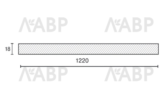панель AGT 18*1220*2800/3054 двусторонняя супермат латте крем/AGT4563/3054 / 35226 / оптом и в розницу / мебельная фурнитура "ЛАВР"