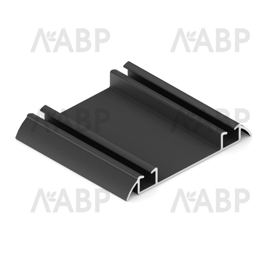 Аристо ЭКО//черный матовый направляющая нижняя  (5,4м) /AE0488.VP540.BKSPC.CJ / 92325 / оптом и в розницу / мебельная фурнитура "ЛАВР"