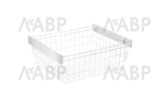 GTV SMART выдвижная корзина 700мм, БЕЗ направляющих, белый/W-WKO70-BP-10 / 25799 / оптом и в розницу / мебельная фурнитура "ЛАВР"