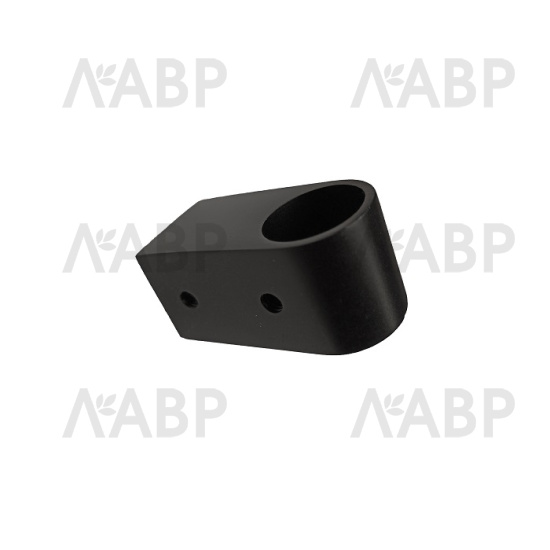 Держатель рейлинга модерн (простой) чёрный TE07.0004.14.799 / 18228 / оптом и в розницу / мебельная фурнитура "ЛАВР"