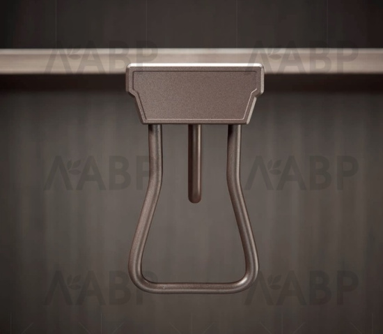 Nuomi/выдвижная штанга для одежды 92*460*126mm Ralphie, серый / 6111300 / 86027 / оптом и в розницу / мебельная фурнитура "ЛАВР"