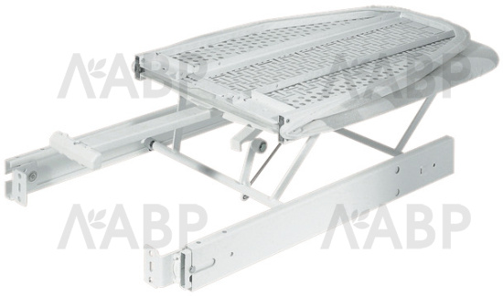 Гладильная доска выдвижная IRONFIX (монтаж в ящик) цвет серые полоски 568.60.710 Hafele / 49722 / оптом и в розницу / мебельная фурнитура "ЛАВР"