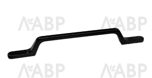 Ручка-скоба AL113-128мм, облегченный, матовый черный(50/500) аналог 69441, 39746,69441-1,19228-1 / 519281 / оптом и в розницу / мебельная фурнитура "ЛАВР"