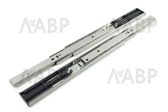 Направляющие шариковые полного выдвижения push-to-open + soft-closing 400мм DB4518Zn/400 Boyard / 709398 / оптом и в розницу / мебельная фурнитура "ЛАВР"