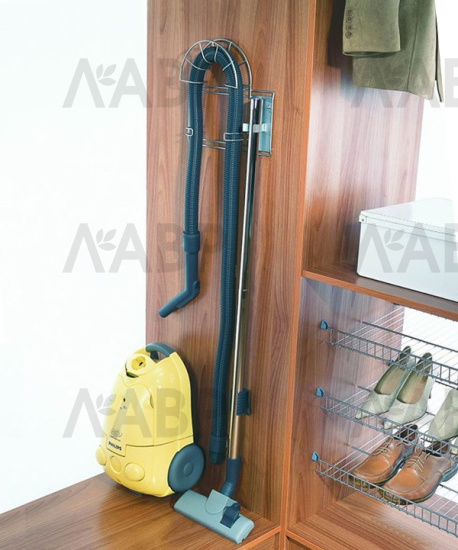 держатель маленький для шланга пылесоса 285*325*80мм, металл хром/WA01.0311.01.062 / 25503 / оптом и в розницу / мебельная фурнитура "ЛАВР"