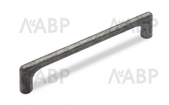 Ручка мебельная скоба 128мм чернёное античное железо RS290BAF.4/128 Boyard / 719942 / оптом и в розницу / мебельная фурнитура "ЛАВР"