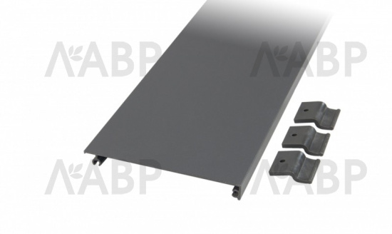 СТАРТ передняя стенка для внутреннего ящика графит SBW08/GRPH/1200 / 709544 / оптом и в розницу / мебельная фурнитура "ЛАВР"