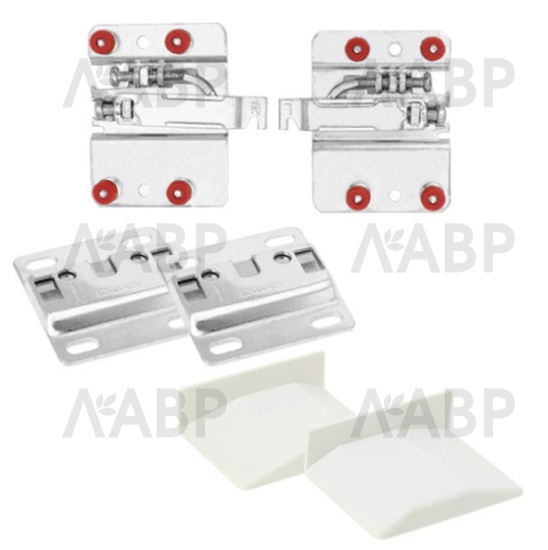 навес для тяж.ящиков CAMAR 807 120кг., комплект, серый (50) ( аналог 13358 и 13357, 13395) / 13395-1 / оптом и в розницу / мебельная фурнитура "ЛАВР"