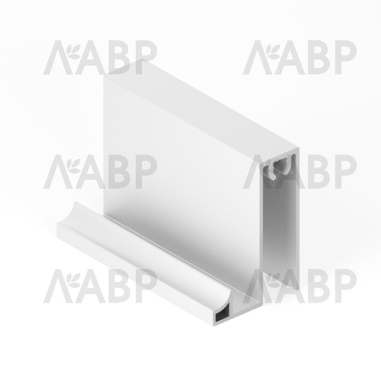 Рамка нижняя широкая Slim Line белый глянец 5,4м Aristo / 92348 / оптом и в розницу / мебельная фурнитура "ЛАВР"