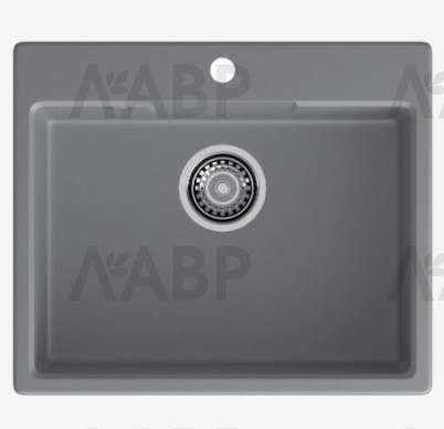 мойка кварцевая URBAN 658, темно-серый, 580*490*180 мм / 62977-4 / оптом и в розницу / мебельная фурнитура "ЛАВР"